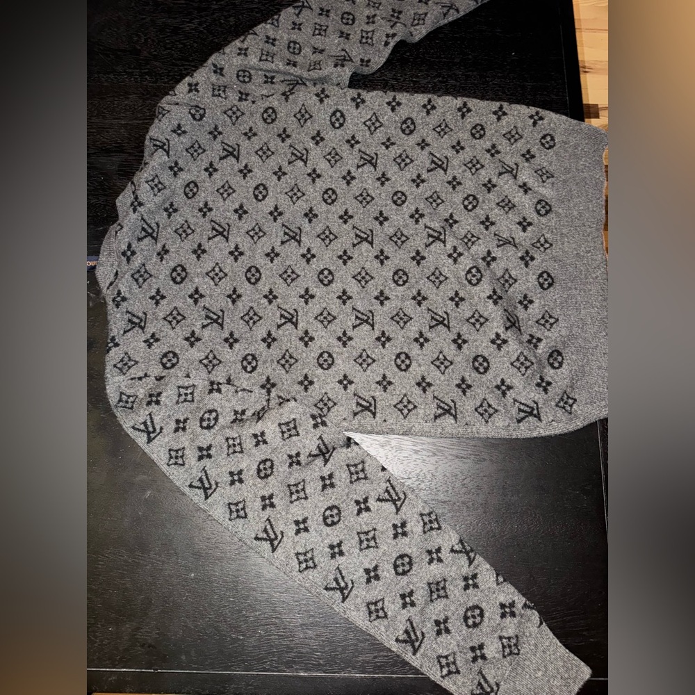 Gray Louis Vuitton Sweater